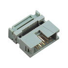 Menemukan Lubang PBT Kuningan 2.54 Box Header Gold Tin Plating IDC Type Male Header Connector