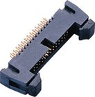 Konektor header kait pitch 1,27mm 10 - 100 pin Au atau Sn di atas kuningan Ni