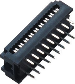 Kuningan Sel Au / Ni 2 * Konektor Soket 9P DIP 2.54 * 7.62mm PBT 30% GF UL94V-0 ROHS
