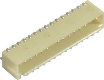 1,5 mm Konektor Papan Sirkuit Cetak Wafer Pria 02 ~ 20P 90 ° SMT