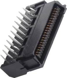 Sudut Kanan Pria 1.27mm Scsi Drive D Tipe 40P Konektor Pcb IO