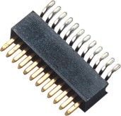 90 ° SMT 1 Mm Header Header Pin Pitch / Pin Pin Baris Tunggal