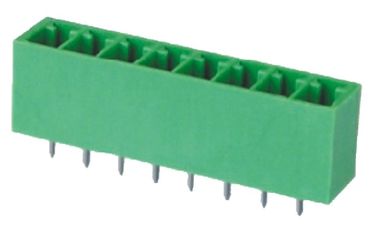 8P 3.5mm DIP PA66 Konektor Blok Listrik SN Disepuh Pluggable Pria