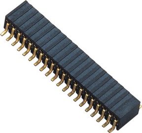Sisi Ganda Sisipkan SMT 20 Pin Header Header Wanita ke Board H = 3.45
