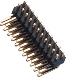 1,27 Mm Pin Header Sudut Kanan plastik suhu tinggi DIP H = 1,5 PA9T hitam UL94V-0