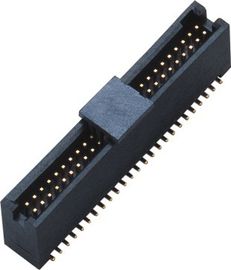 plastik hitam 1.27 Box Header 50Pin SMT LCP Dengan bahan ROI suhu tinggi