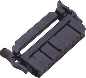 Soket 2.5C Dual Row IDC Konektor dengan SR One Side Contact Brass Sel Au / Sn 06 ~ 64P