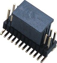 Tahan api 1.27mm * 2.54 Mm Pitch Header / PCB Board Male Pin Header