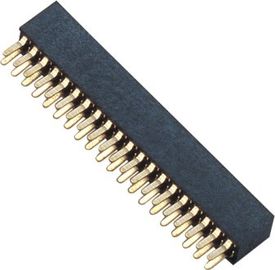 1.27mm H = 4.3 Konektor Header Wanita Dual Splint Dual Row Header
