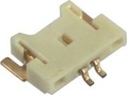1.25 Pitch Wafer Housing Terminal 2P Angle Kanan DIP Wire To Board Connector