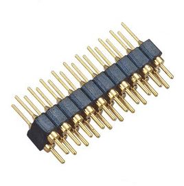 WCON 2.54 mm Header Pin Bulat Lurus PPS Kuningan H = 3.0 Mm L = 10.0 Hitam ROHS