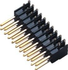 Konektor WCON Double Row, Header Pin Header 2.54 Mm Header R / A PA9T BK H = 7.4
