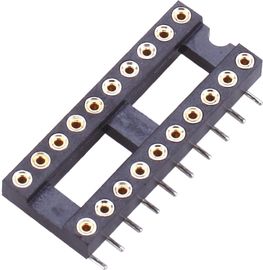 IC Socket Head Pin Pin SMT H = 3,0 L = 7,43 Baris Pitch 15.24 Jarak produk