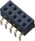 2.54mm Wanita 2 * 5P Dual Row Header Connector Centipede Foot Mother Connector