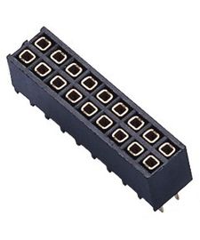 2 * 9P PCB Female Header PA9T UL94V-0 2.54 Konektor Pin Head Pin Wanita Pitch