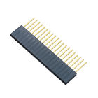 Single Row Pin Header Inline Plastic Board Untuk Konektor Board Tinggi 8.5 Row Female