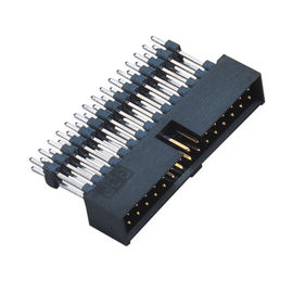 Heightening type 2.0mm Box Header Connector atau papan PCB Semi Gold Tin Plating