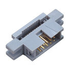 Menemukan Lubang PBT Kuningan 2.54 Box Header Gold Tin Plating IDC Type Male Header Connector