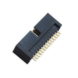 2.54mm Straight Insert PCB Board Box Header Connector Tegangan Tegangan 500V AC / DC