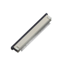 Matte Sn LCP 94V-0 WCON Single Row Pin Header FPC 0.5 Pitch Sudut Kanan SMT UP