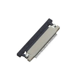 0.5mm Pitch FPC Konektor Header Sudut Kanan SMT UP Kontak Dengan Kunci SGS H = 1.2