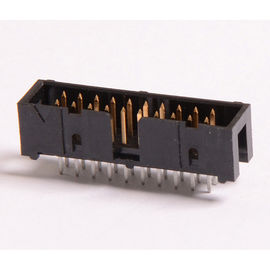 Stamping Terminal Box Header Connector 2.54 Pitch 20P H = 9.0 PBT Black ROHS