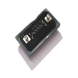 WCON D Sub Connector 9 PIN Perempuan Baris Ganda Tahan Air PBT Hitam ROHS