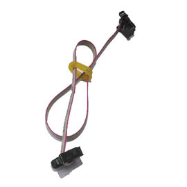 WCON 2.54mm IDC 6P Latch Header Dengan SR PBT Black Sel.1U &quot;Au / Ni ROHS