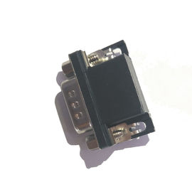 WCON D Sub Konektor Hitam Pria HD / R 15P Sudut Kanan Warna Sel.1U "Au / Sn ROHS
