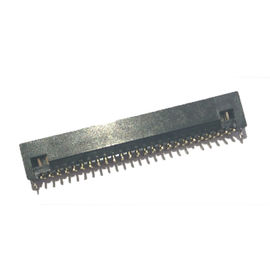 Box Header 1.27mm, Tipe SMT, dengan Fork &amp; Cap, H = 5.7mm, Gold Flash Plating