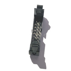 WCON Panjang Latch 2,54 Mm Pitch Pin Header, PBT Konektor Lurus 14 Pin Header
