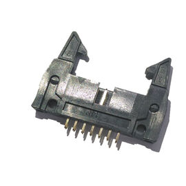 WCON Panjang Latch 2,54 Mm Pitch Pin Header, PBT Konektor Lurus 14 Pin Header