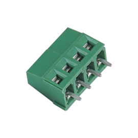 Blok Terminal Baris Tunggal, PA66 Horizontal Line Pluggable Screw Eropa terminal