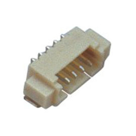 Pria 1 * 6P Wafer Wire Untuk Perumahan Konektor Board 1.0AMP 180 ° DIP