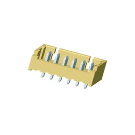 Pria 1 * 6P Wafer Wire Untuk Perumahan Konektor Board 1.0AMP 180 ° DIP