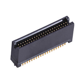 plastik hitam 1.27 Box Header 50Pin SMT LCP Dengan bahan ROI suhu tinggi