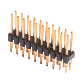 WCON Press Fit Pin Header Connector Baris Tunggal 2.54 Pitch PBT Black ROHS