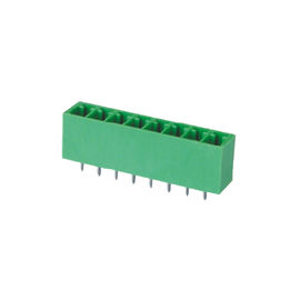 Pluggable Pria Lurus DIP PA66 Terminal Blok Konektor 3.5mm 8P Wtih Telinga