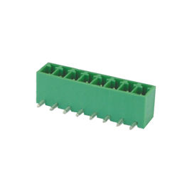 Pluggable Pria Lurus DIP PA66 Terminal Blok Konektor 3.5mm 8P Wtih Telinga