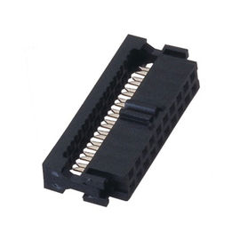20 pin 2.00mm Konektor IDC Socket Perempuan Dengan Bump PBT Phosphor Bronze Sel Au / Sn