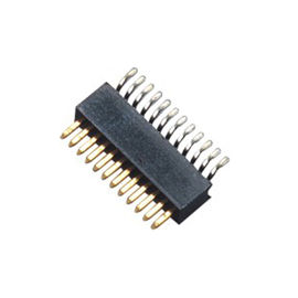 1.0mm 1 * 15P DIP PA9T Soket Pin Header Single Pin Hitam untuk Papan PCB