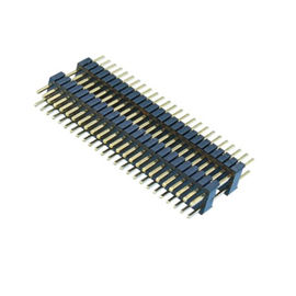 PCB Board Male 1.27 * Konektor Pin Header 2.54mm Dual Row Double Plastic SMT PA9T Kuningan H = 2.54