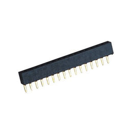 3.96 Pitch Pcb Female Header Single Row Lurus H = 8.9mm Contact Resistance 30mΩ Max