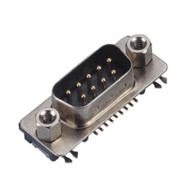 Konektor 15 pin tipe WCON D 25mΩ Resistensi Kontak Maks 500V AC / DC Biru / Hitam