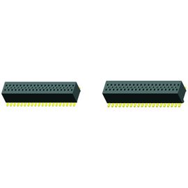 Dual Row 180 ° SMT Female Header Connector PA9T Kembali 2 * 8 Pins 2.54 Pitch