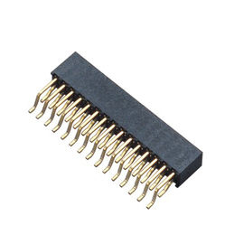90 Derajat SMT H = 8.5mm Konektor Header Wanita PA9T Kembali 2.54 Mm Female Header