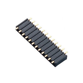 Konektor Header Wanita 2,54 spasi ganda papan PCB papan SMT -40 ℃ sampai + 105 ℃