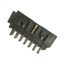 H = 6.4 2.0 Pitch Box Header Connector Lurus PBT Emas Hitam Emas ROHS
