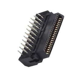 1.27mm papan ke papan konektor perempuan DDK-Type 40 pin konektor scsi