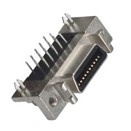 1.27mm konektor SCSI perempuan lurus cen-type 68 pin konektor scsi kawin dengan 6320M